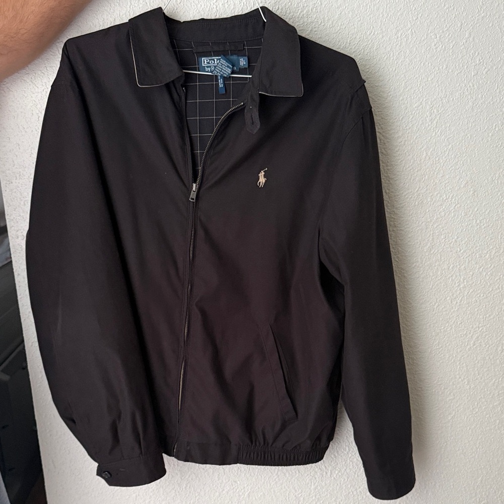 Polo by Ralph Lauren Men's Black Windbreaker
